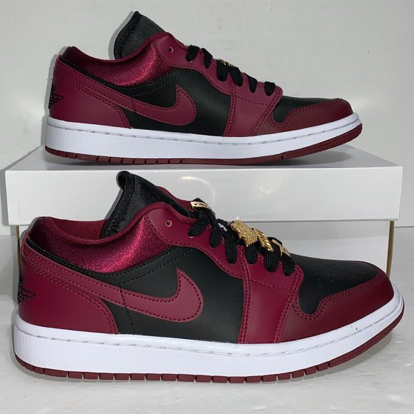 Jordan Shoes - Jordan 1 Low Dark Beetroot Black Womens Size 7US